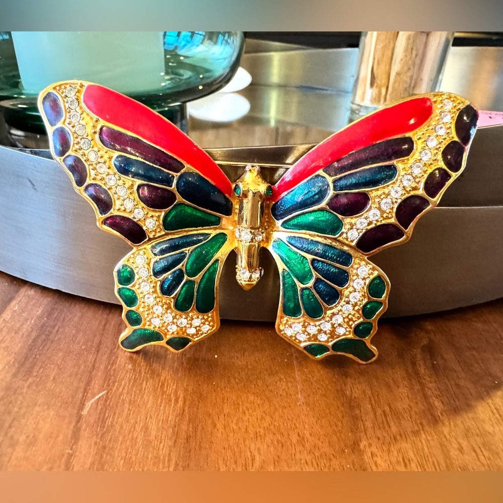 Vintage Statement Butterfly Brooch- Large